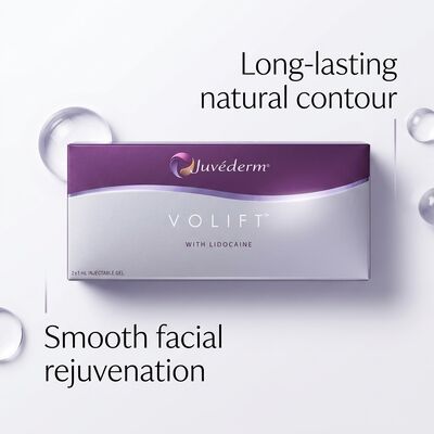 Volume 2 maal 1 ml Juvederm Voluma Filler Anti-aging Gezichtsfiller voor Midface Volume Boost en Verbeterde Gezichtscontouren