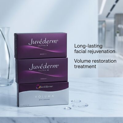 Volume 2 maal 1 ml Juvederm Voluma Filler Anti-aging Gezichtsfiller voor Midface Volume Boost en Verbeterde Gezichtscontouren
