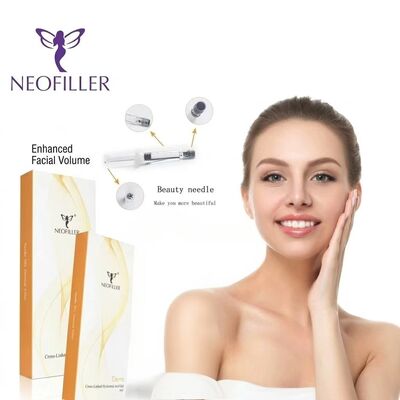 Neofiller 2 jaar houdbaarheid Hyaluronzuur Dermale vulmiddel Gemakkelijk te bedienen Injecteerbare gel Gezichtscontourvergroting