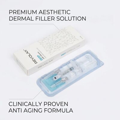 24 mgml Revolax Dermal Filler Injectiediepte Midden tot diep Dermis Concentratie 20 Mgml Oplossing Voor Gezichtsvolume Vergroting