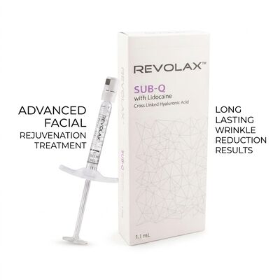 24 mgml Revolax Dermal Filler Injectiediepte Midden tot diep Dermis Concentratie 20 Mgml Oplossing Voor Gezichtsvolume Vergroting