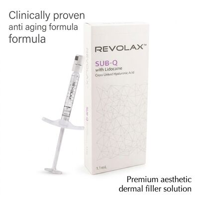 24 mgml Revolax Dermal Filler Injectiediepte Midden tot diep Dermis Concentratie 20 Mgml Oplossing Voor Gezichtsvolume Vergroting