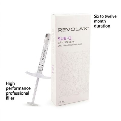 Hyaluronzuur Revolax Dermal Filler veilige injecteerbare oplossing voor gezichtscontouren, rimpelvermindering en huidhydratatie