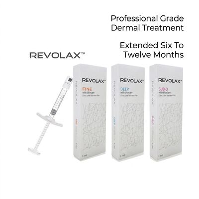Hyaluronzuur Revolax Dermal Filler veilige injecteerbare oplossing voor gezichtscontouren, rimpelvermindering en huidhydratatie