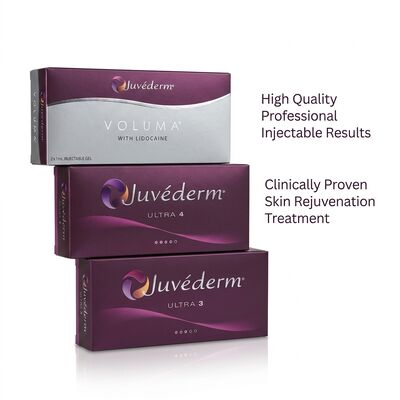 Gezichtsinjectie Juvederm Huidvuller Levensduur 9-12 maanden Ultra3 Ultra4 Voluma Perfect voor gezichtscontourverfijning