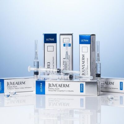 Gezichtsinjectie Juvederm Huidvuller Levensduur 9-12 maanden Ultra3 Ultra4 Voluma Perfect voor gezichtscontourverfijning