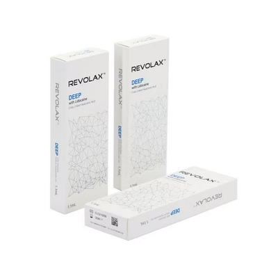 Vermijd bevriezing Revolax Dermal Filler Fijn diep Sub Q Concentratie 20 mg per ml Injecteerbaar voor diep gezichtsvolume en rimpelbehandeling
