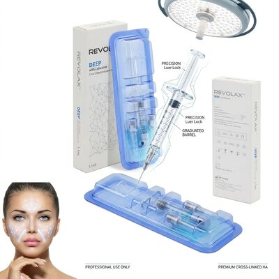 Revolax Sub-Q Kaaklijn Filler Monofasische Hyaluronzuur Dermale Filler 1.1ml voor Kaaklijn Contouring