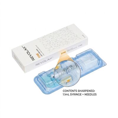 Revolax Fijn Glabellair Filler Monofasisch Hyaluronzuur Dermale Filler 1.1 ml voor het corrigeren van fronslijnen