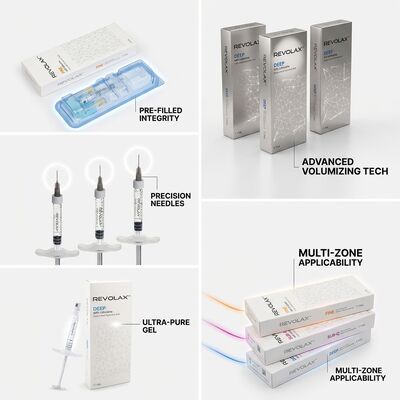 Revolax Fijn Glabellair Filler Monofasisch Hyaluronzuur Dermale Filler 1.1 ml voor het corrigeren van fronslijnen