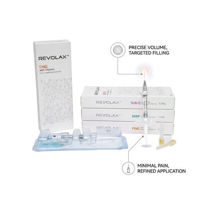 Revolax Sub-Q Chin Filler Monofasic Cross-Linked Hyaluronic Acid Dermal Filler 1.1 ml voor kinvergroting