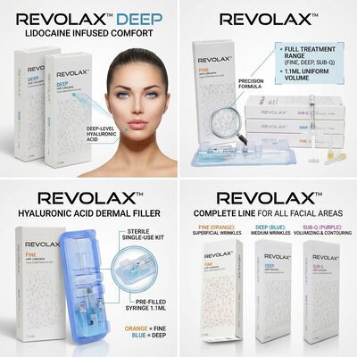 Revolax diepe wangvuller monofasische hyaluronzuur huidvuller 1.1 ml voor het verhogen van de wangvolume
