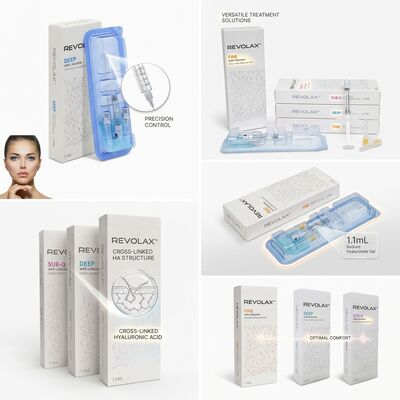 Revolax diepe wangvuller monofasische hyaluronzuur huidvuller 1.1 ml voor het verhogen van de wangvolume