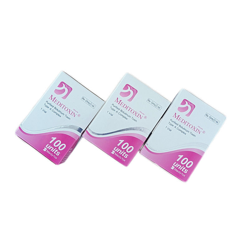 2.5mL van de Toxineinjecties van de rimpelverwijdering Botulinum de Toxinetype van Meditoxin Botulinum A 100 Eenheden
