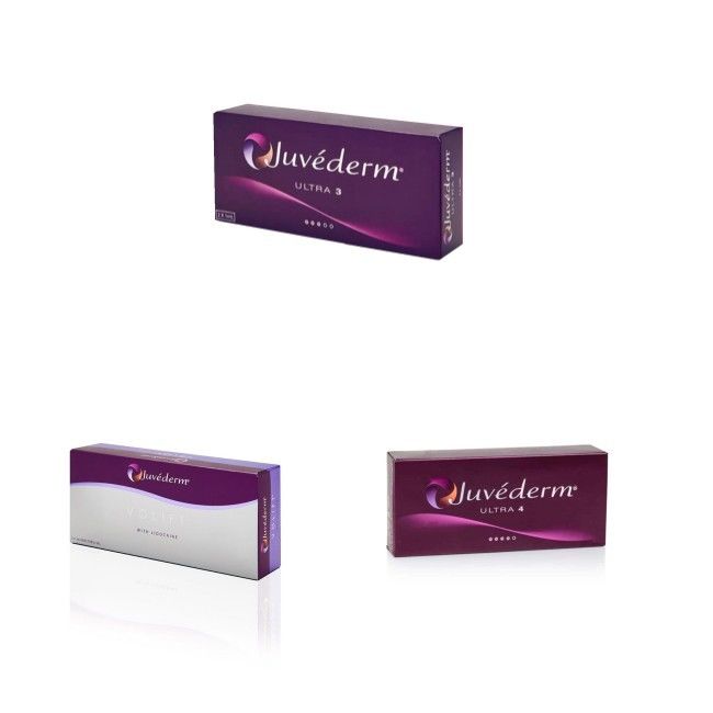 Hyaluronzuur Juvederm huidvuller voor het gezicht met 6 tot 9 maanden werkzaamheid