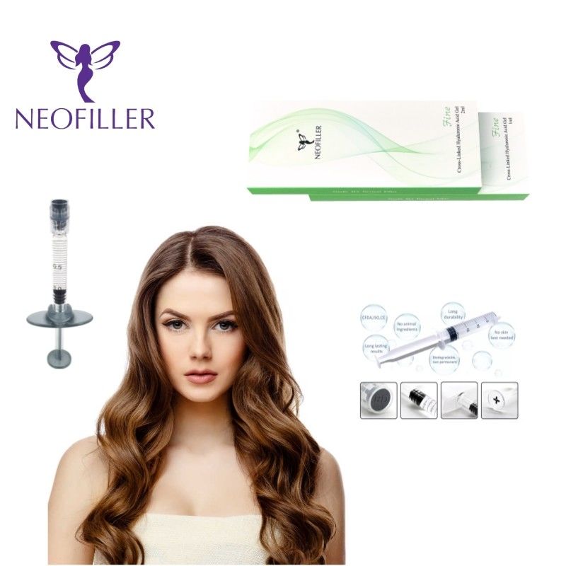 Gezichtshypothermische injectie Cross Linked Hyaluronic Acid Dermal Filler voor een levensduur van 9-12 maanden