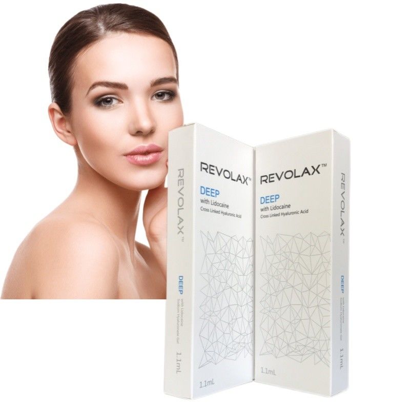 Gezichtsverjonging met Revolax Dermal Filler 6-12 maanden Duur van het effect van hyaluronzuur