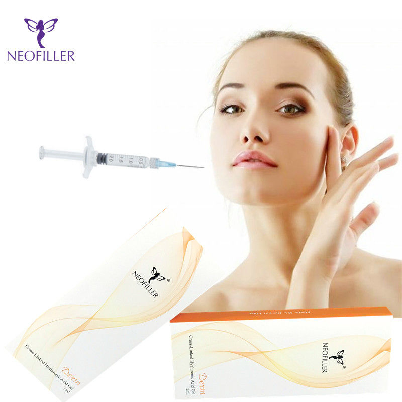 Hyaluronzuur Dermale vulmiddel Gezichtsinjectie Injecteerbare gel Rimpelvermindering Behandeling