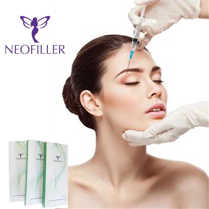 Transparante Hyaluronzuur Dermal Filler met 24mg/ml Concentratie Hypodermische Injectiediepte