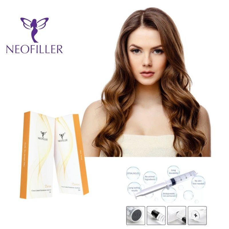 Neofiller 24 mg-ml Hyaluronzuur Huidvuller Injecteerbare gel Rimpelvermindering Gezichtsverbetering