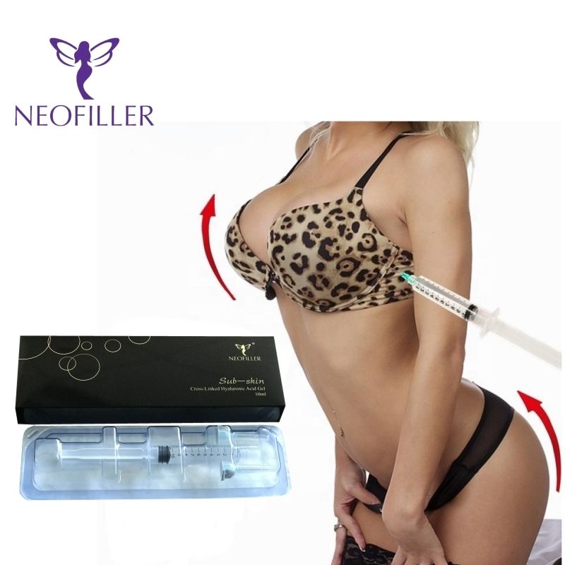 CE-gecertificeerde hyaluronzuur huidvuller 10 ml 20 ml injecteerbare gel gezicht lichaam contouren verbetering behandeling