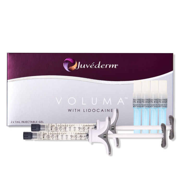 Anti-Aging Juvederm Dermal Filler 2×1 ml Verpakking met Ultra3 Ultra4 Voluma Hyaluronzuur Injecteerbare Gel