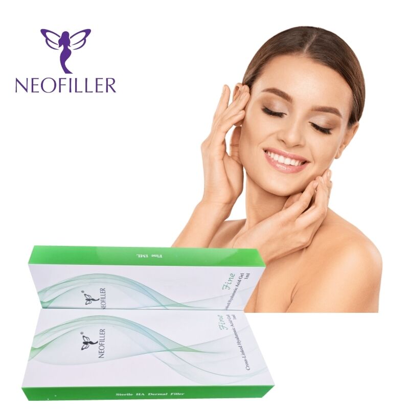 Neofiller 2 ml Hyaluronzuur Dermale Filler 24 mg-ml Injecteerbare gel Gezicht Neus Lipvergroting Vergroting