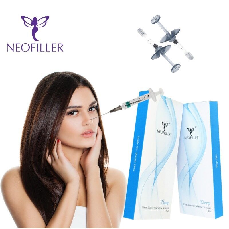 24 mg-ml Hyaluronzuur Huidvuller 1 ml Hypodermische Injectie Rimpel Vermindering Gezichtscontouren Injecteerbare Gel