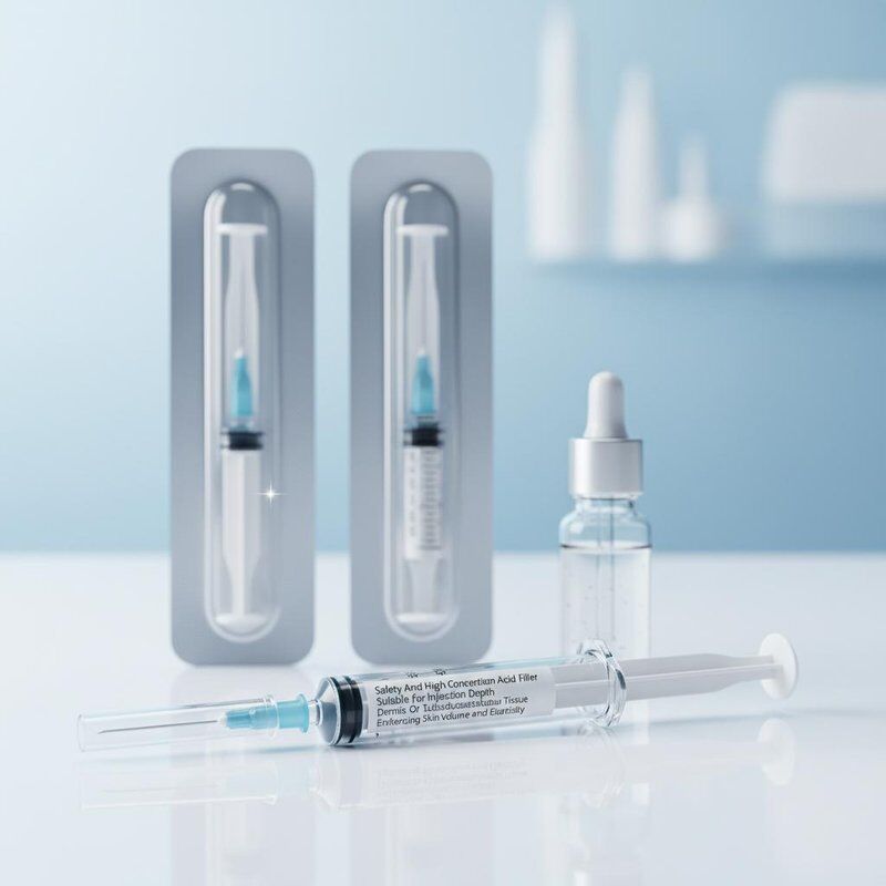 Veilig en hoog geconcentreerd hyaluronzuurvuller geschikt voor injectie in de diepte dermis of onderhuidse weefsel Verbetering van huidvolume en elasticiteit