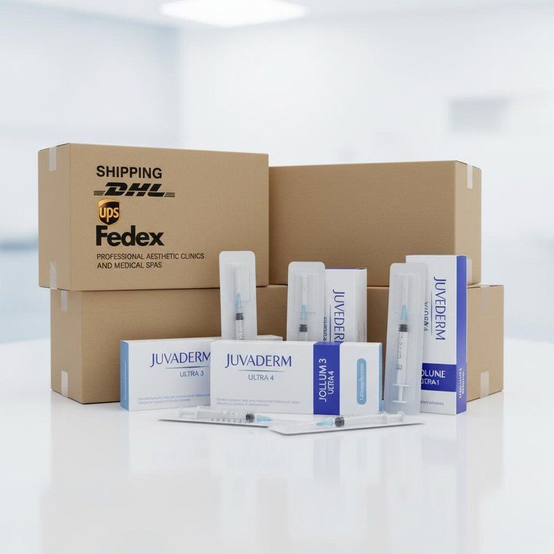 Verzending DHL UPS FEDEX Juvederm Facial Filler Ultra3 Ultra4 Voluma voor professionele esthetische klinieken en medische spa's