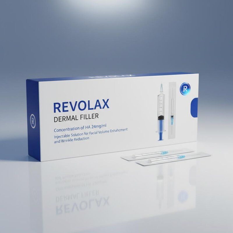 Concentratie van Ha 24mgml Revolax Dermal Filler Injecteerbare oplossing voor het vergroten van het volume van het gezicht en het verminderen van rimpels