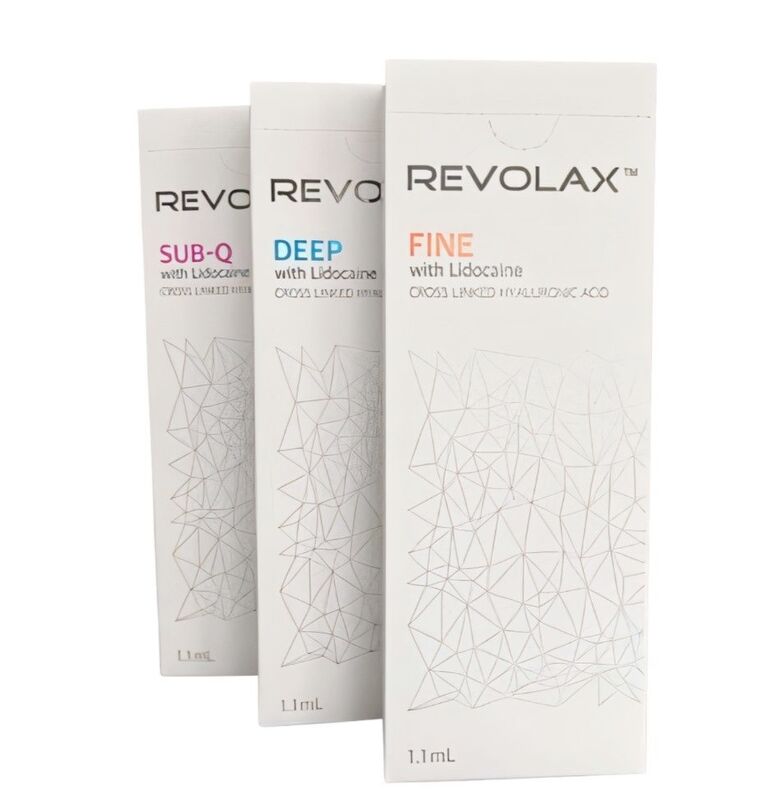 Cross-linked huiddermal filler Revolax huiddermal filler Fine Deep Sub-Q Injectable Formula voor Gezichtslijn Vermindering en Volume Herstel