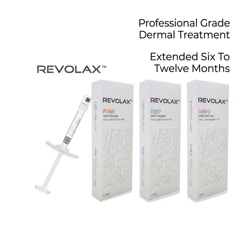 Hyaluronzuur Revolax Dermal Filler veilige injecteerbare oplossing voor gezichtscontouren, rimpelvermindering en huidhydratatie