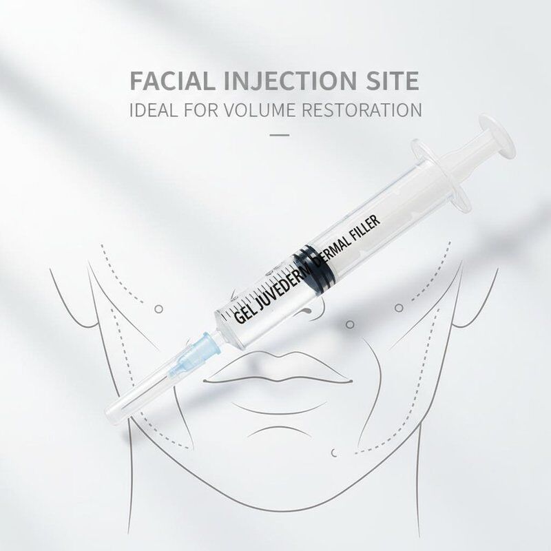 Gel Juvederm Dermal Filler 1 ml spuit Gezichtsinjectieplaats Ideaal voor gezichtsverjonging en volumeherstelprocedures
