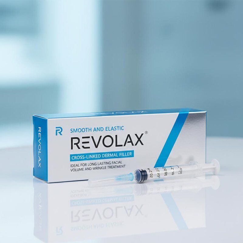Glanzige en elastische Revolax huidvuller met kruisverbinding huidvuller ideaal voor langdurige gezichtsvolume en rimpelbehandeling