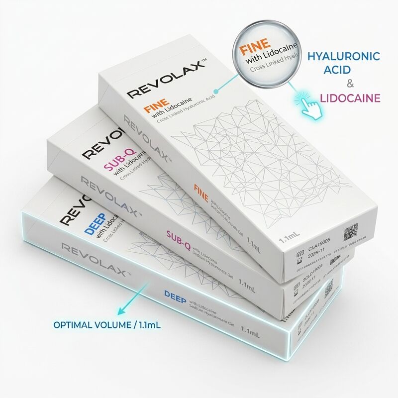 Revolax Deep Marionette Lijn Filler Monofasische Hyaluronzuur Huidvuller 1.1ml voor Mondhoekcorrectie
